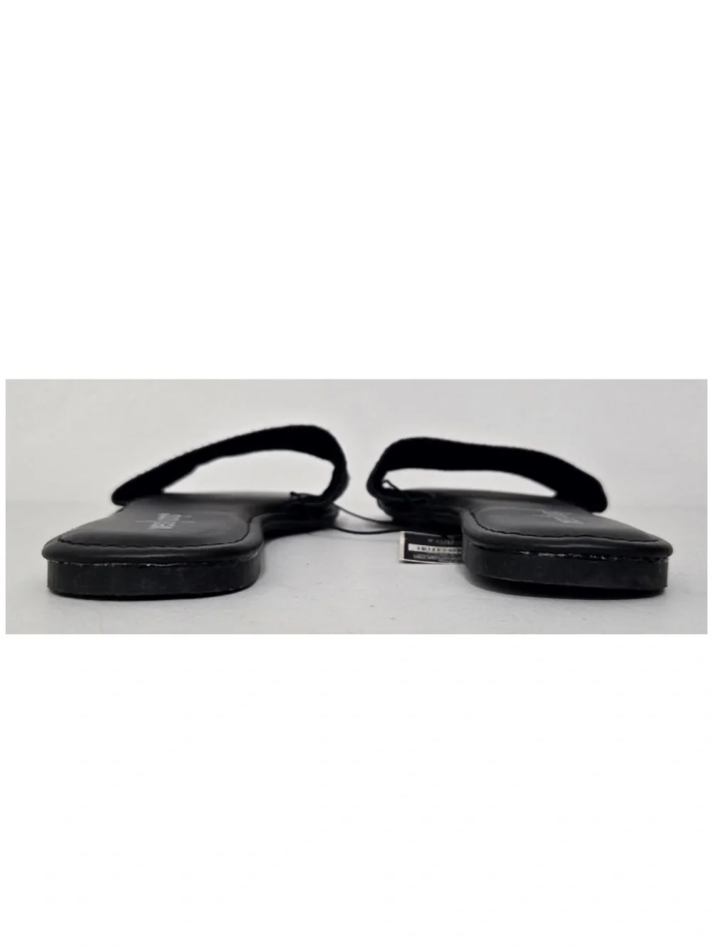 New West Loop Sandals Womens Small 5 6 Slides Black Open Toe Shoes NWT